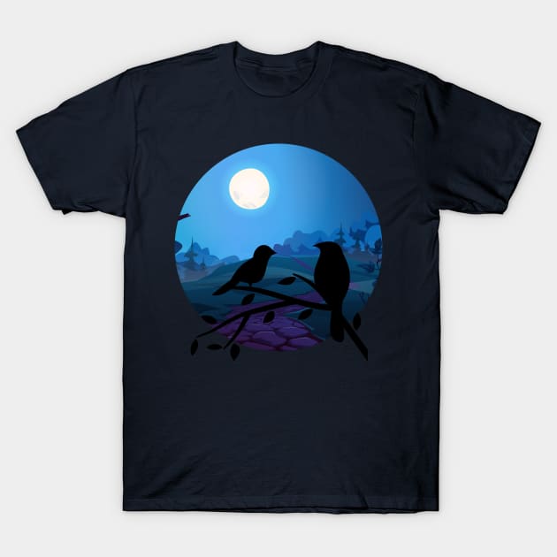 Night Time T-Shirt by emilcabaltierra